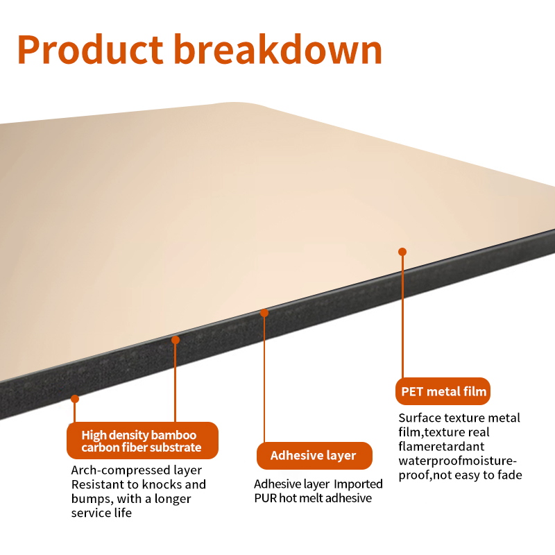 Decorative Metal Bamboo Charcoal Wall Panel Factory for Fast Installation Projects