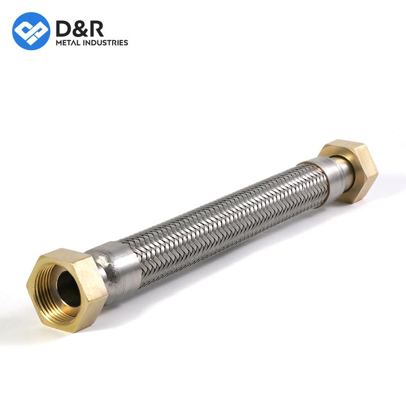 D&R Factory Direct Customized Connections Female Male Nipples Flexible Hose Corrugated Braided Fcu Valves Hoses