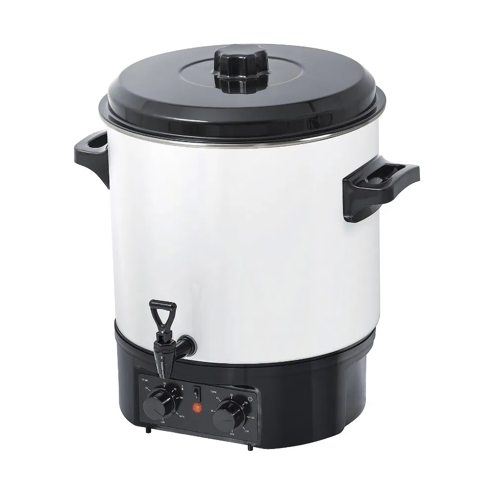 27L Electric Preserving Boiler Canning Pot Fruit Preserving Cooker with Timer