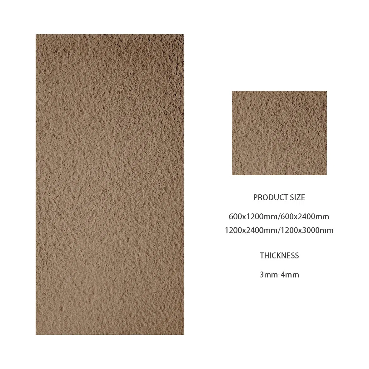 Flexible Stone Smart Stone Rammed Earth Board Red Flexible Stone 1180*2980mm in Fujian