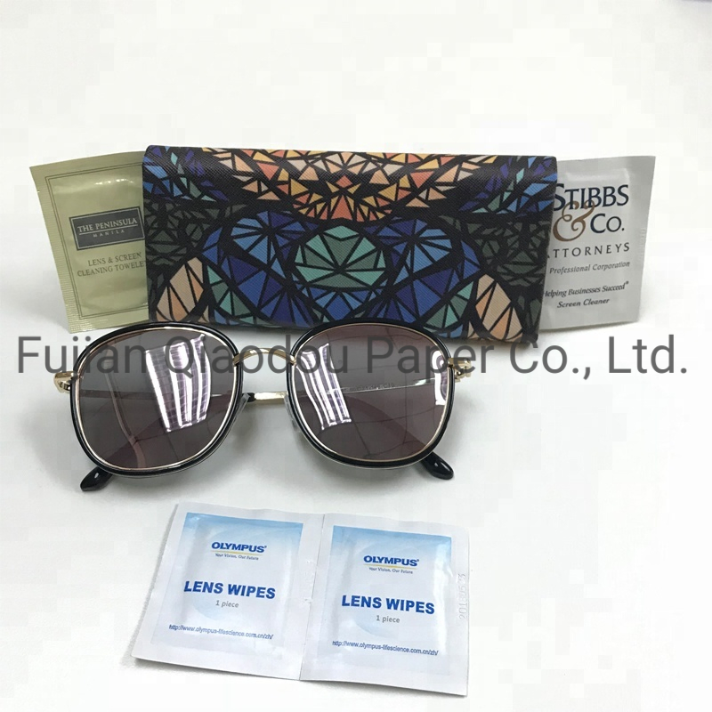 Qiaodou Hot Sale Cheap Anti Fog Wet Lens Glasses Cleaning Wipes Screen Cloth