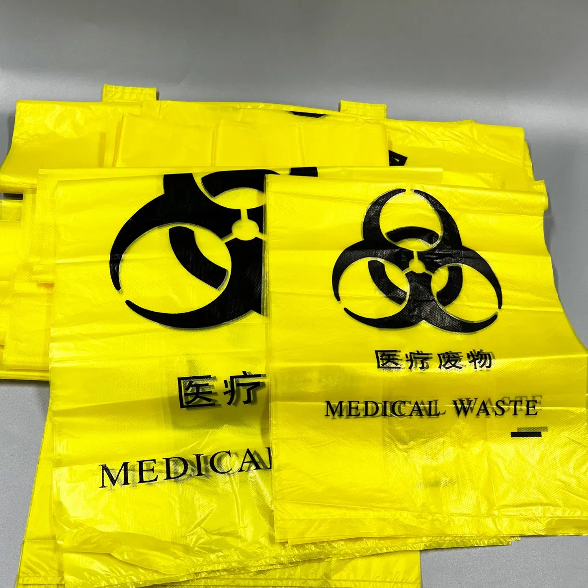 Siny Plastic Autoclavable Medical Biohazard Bag for Infectious Biohazard Waste Packing