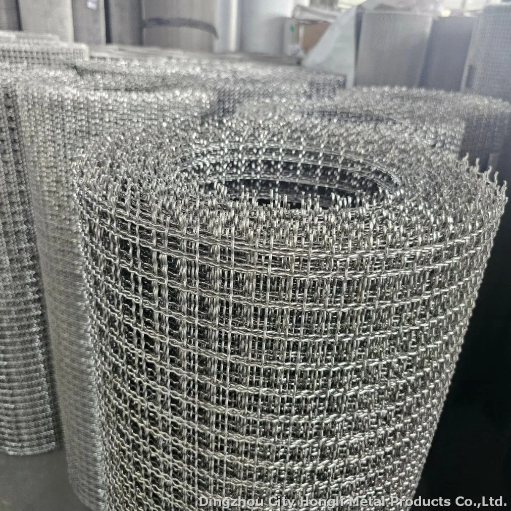SS304 SS316 Stainless Steel Crimped Wire Mesh Factory Direct Sale