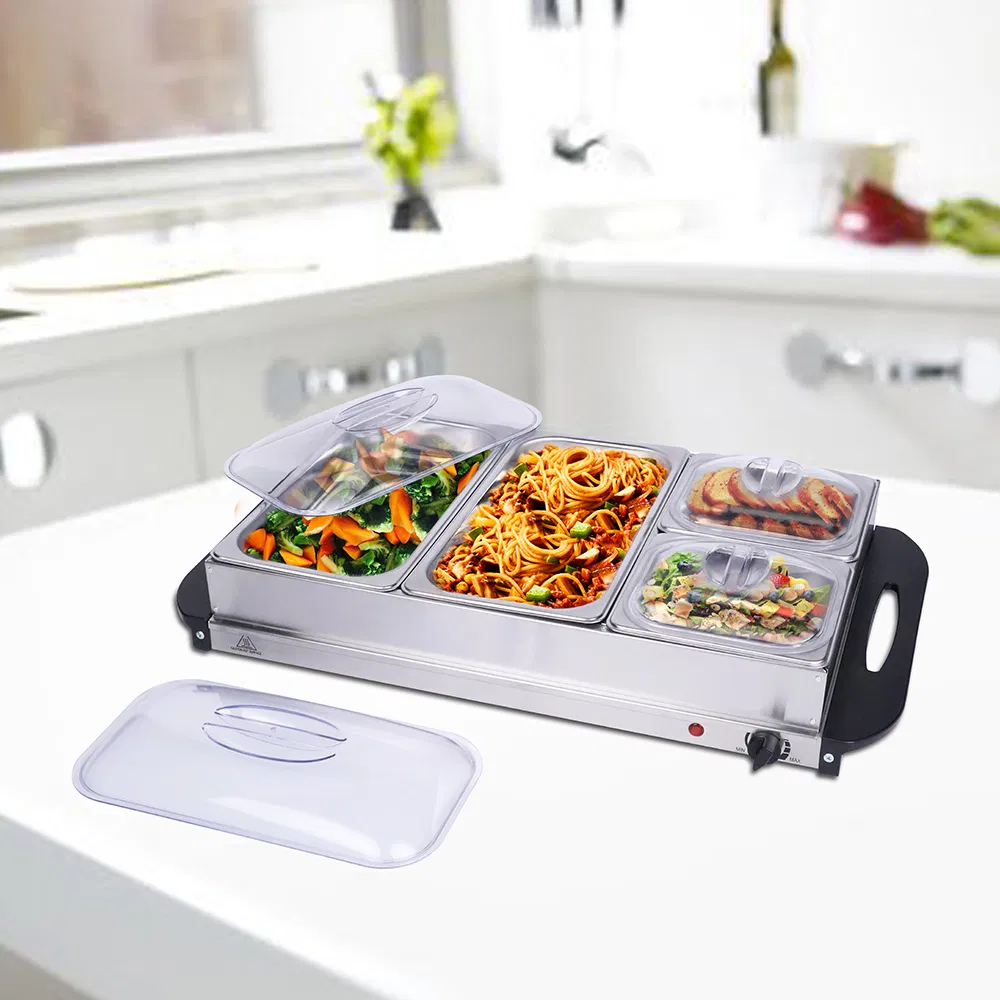 Professional Stainless Steel Material Steel Buffet Set Equipment Food Warmers