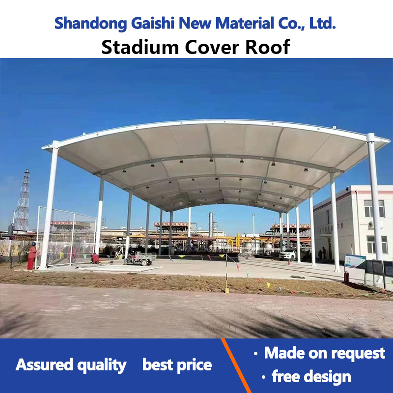 Low MOQ Tension Padel Basketball Court Cover Tent Tensioned Structure Sports Roof
