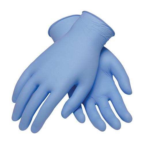 Disposable Blue Nitrile Glove Powdered and Powder Free Medical Grade