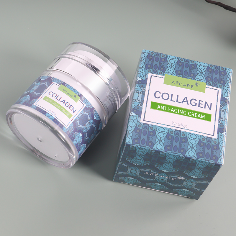 Custom Logo Lifting Top Organic Facial Collagen Cream Moisturizing Hyadrating