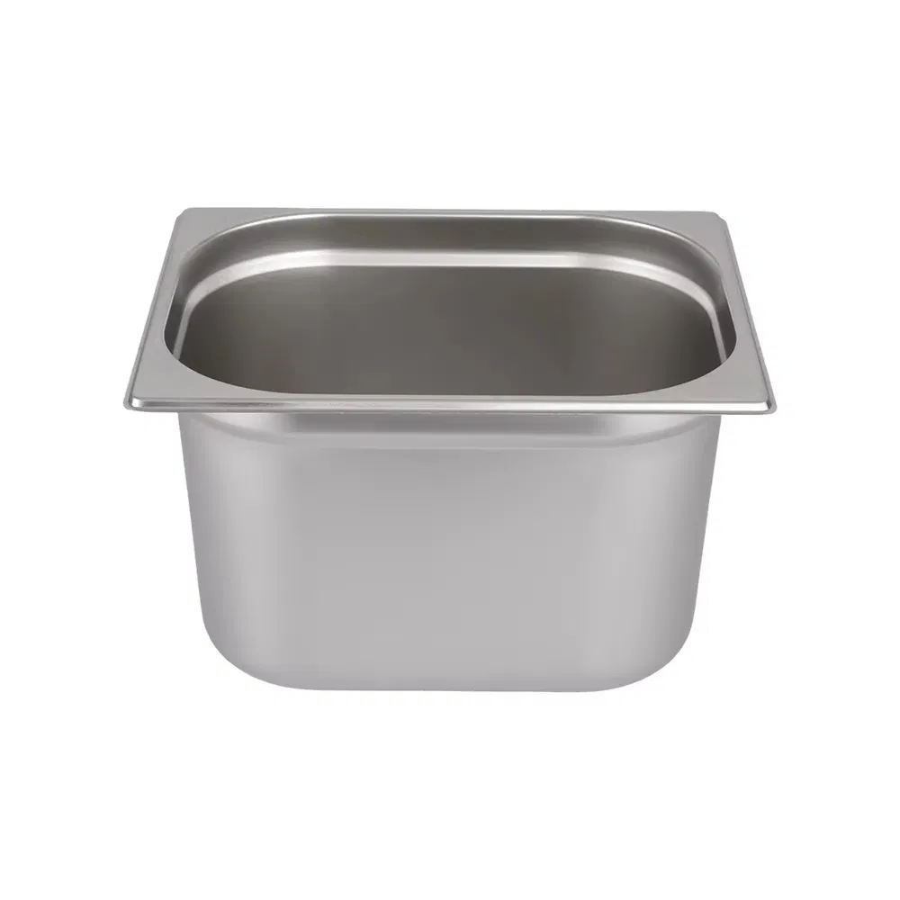 EU Standard Rectangle 1/2 Gastronorm Pan Stainless Steel Food Container for Hotel Restaurant Kitchen