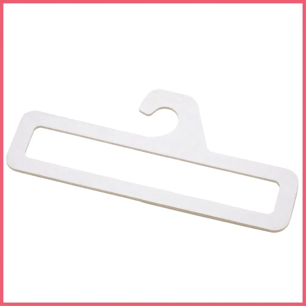 FSC Custom Printed Kraft Cardboard White Brown Gray Baby Adult Man Woman Paper Towel Sweaters Shirts Underwears Trousers Clothes Clothing Shop Display Hanger