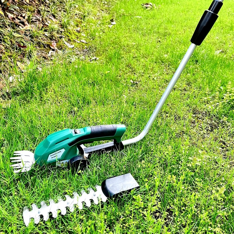 Cordless Electric Pole Hedge Trimmer 7.2V for Garden Pruning and Maintenance