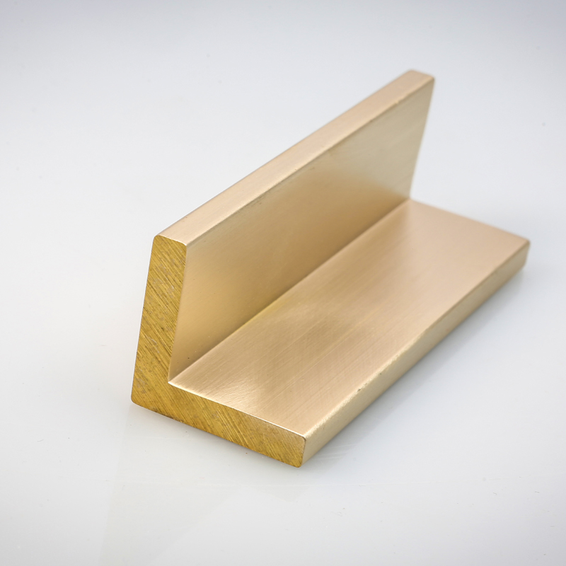 Copper Strip Brass Profile Extrusion Processing Manufacturer Customized Home Decoration L-Shaped Brass Strip Copper Material