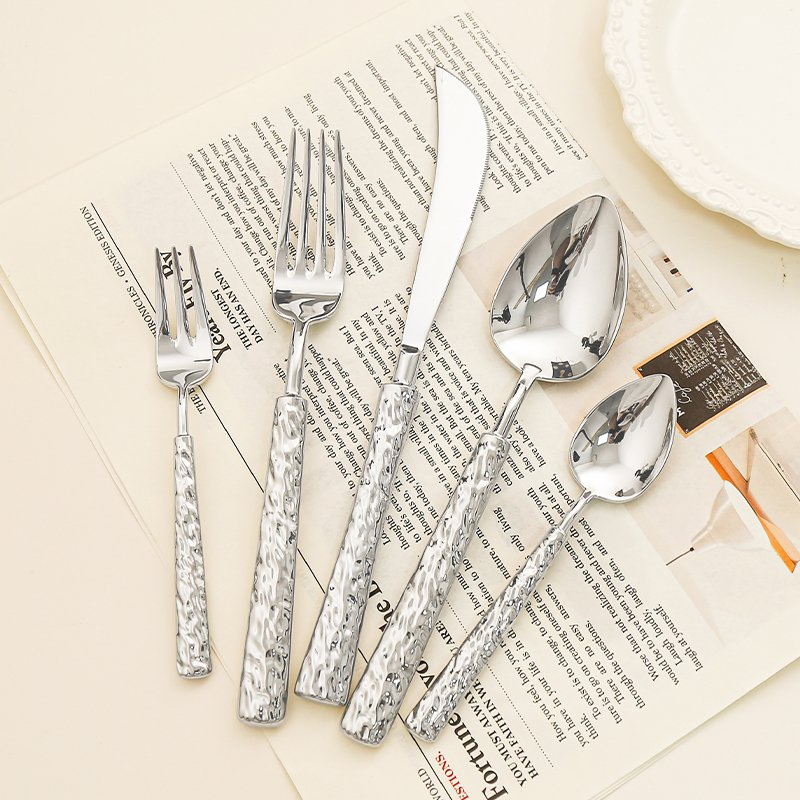 Stainless Steel Elegant Cloth Style Cutlery/Tableware/Dinnerware Premium Factory Cost Customized
