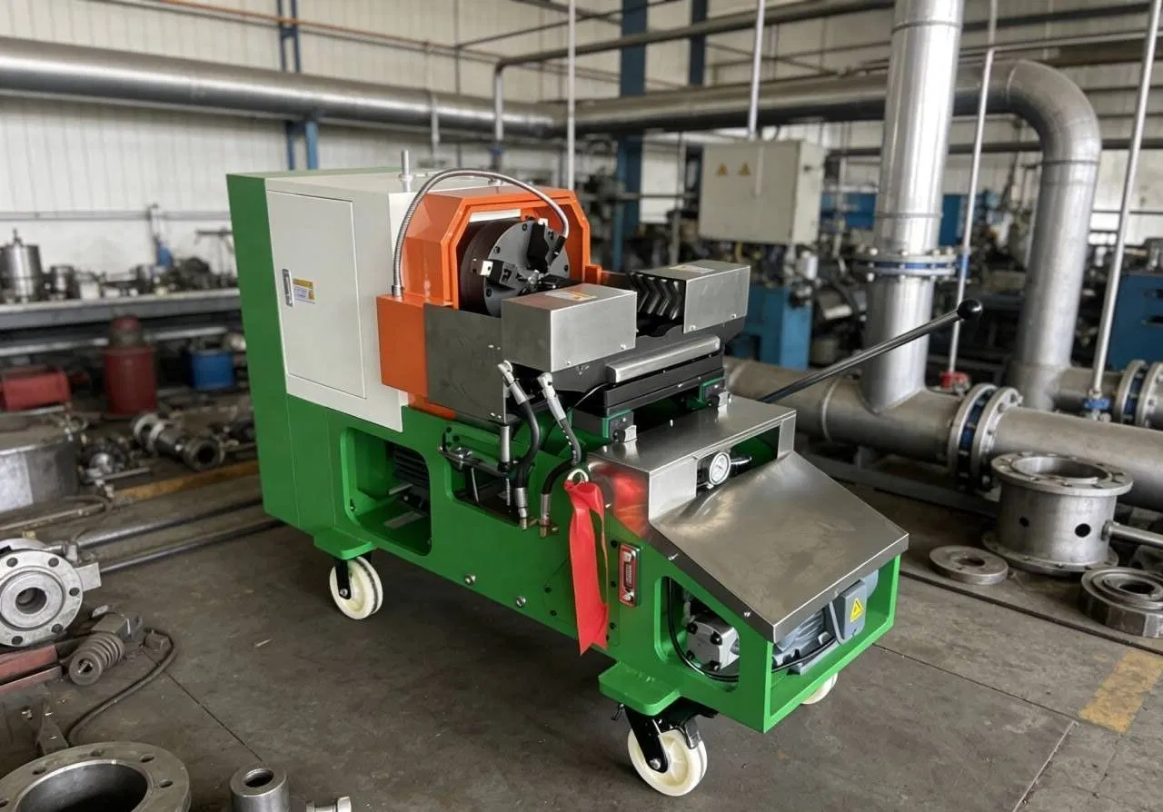Advanced Pipe Threading Machine with 8 7kw Power Ships in 5-10 Days