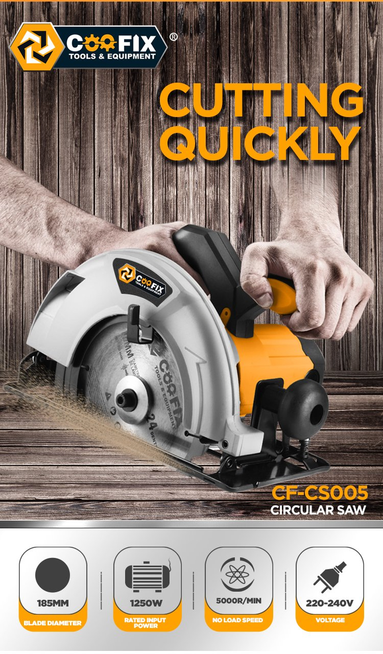 Compact Coofix CF-CS005 Mini Circular Saw for Precision Cutting