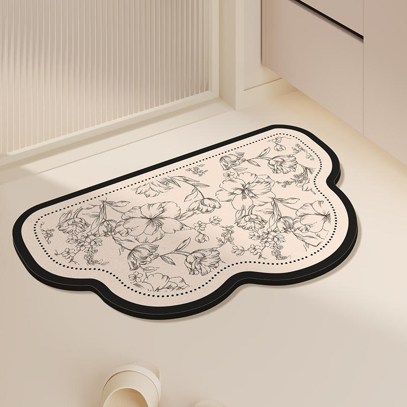 Customizable Bathroom Mats Soft Rubber Non-Slip Shower Mats Residential Bath Mat Luxury Bathrooms