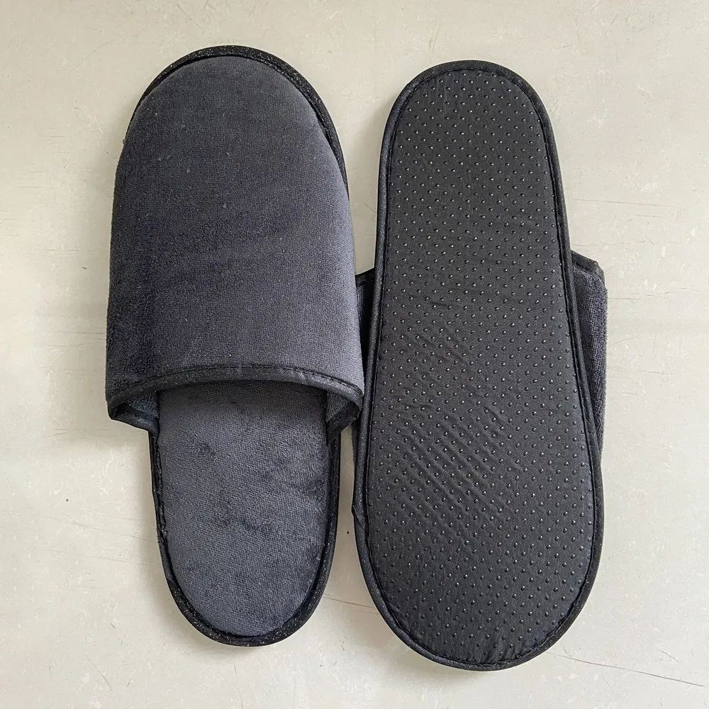 Normal Embroidery Logo 27cm*10.0cm Disposable Airplane Travel SPA Hotel Slipper