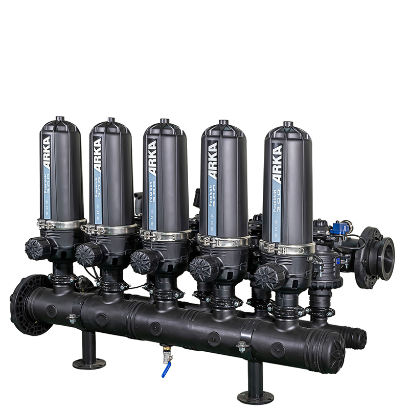 3 Inch 5 Unit Automatic Self Cleaning Disc Filter System for Drip Irrigation