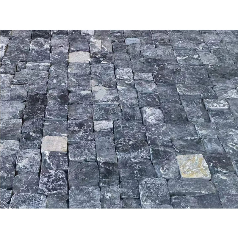 Natural Split Black Color Wall Stone Culture Stone Stacked Slate for Wall Panels/Outdoor Decoration Price