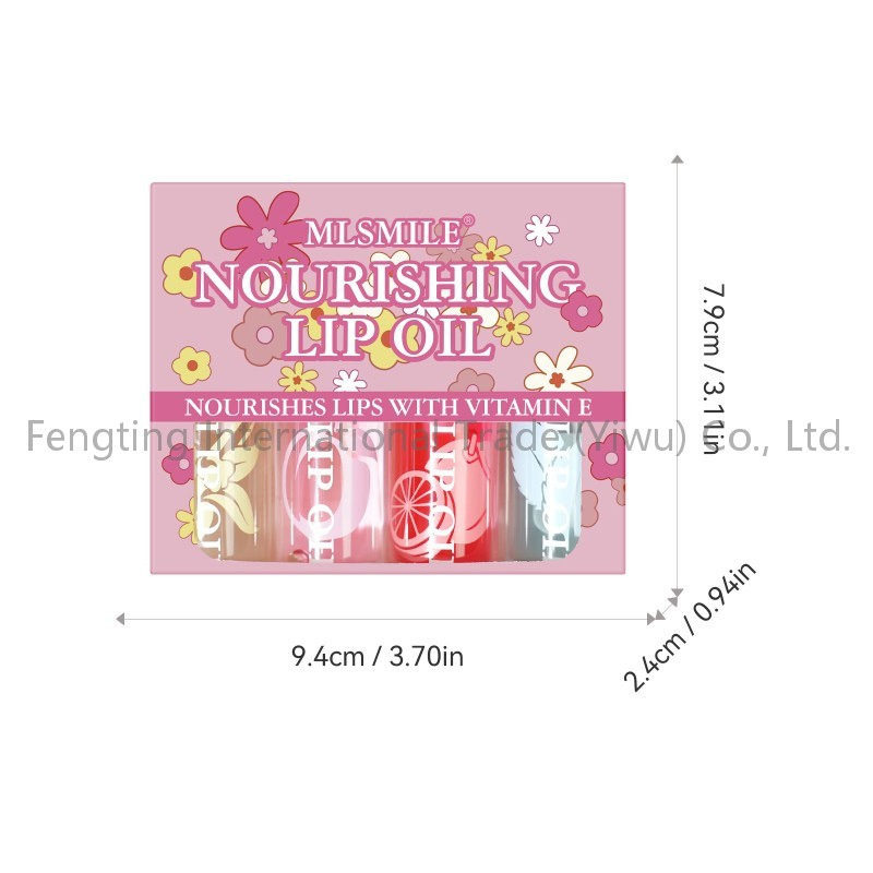 Wholesale Moisturizing Fruit Fat Oil Shimmer Lip Gloss Private Label Lip Plumper Gloss Kit Natural Nourishing Mineral Lip Balm