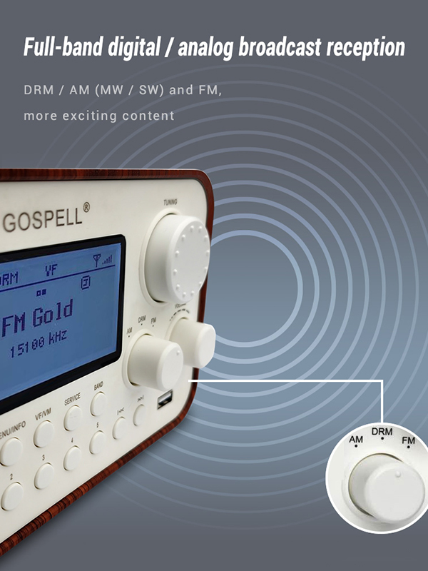 Цифровой радиоприёмник Gospell GR-216