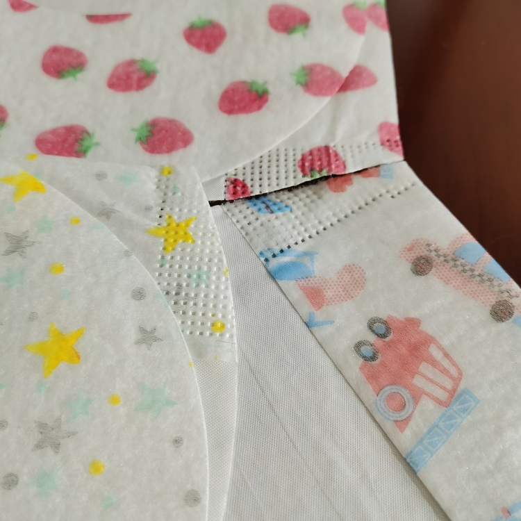 Hook & Loop 3ply Disposable Paper Baby Bibs for Eating