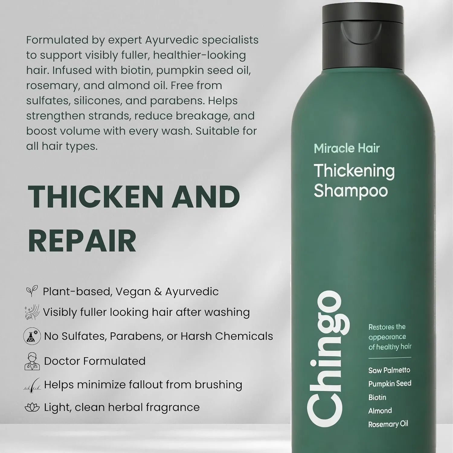 Chingo Nourishing Shampoo Fight Shedding Stimulate Hair Regrowth