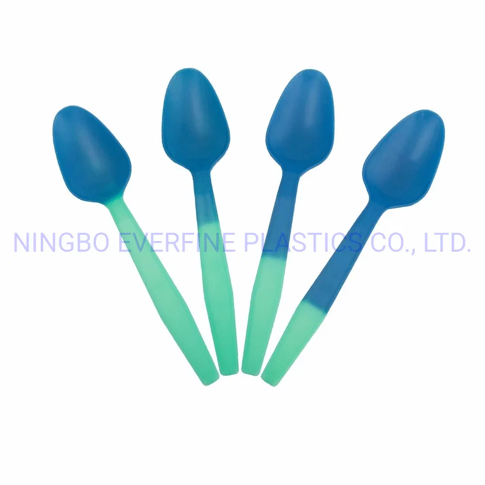 Plastic Disposable Color Changing Spoon (PP)