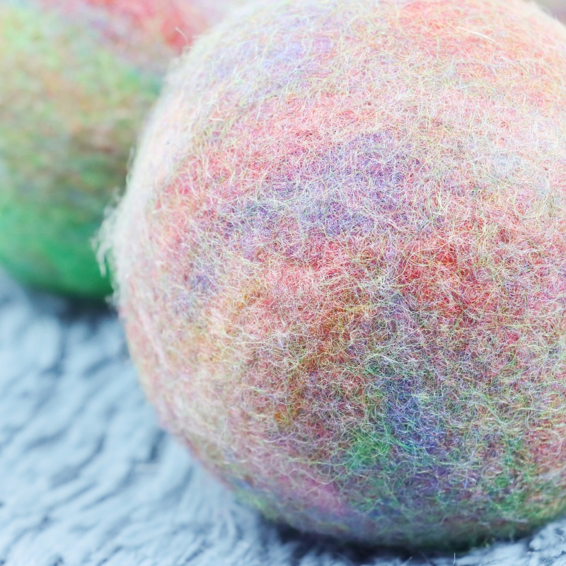 Fabric Softener Anti Static Popular Best Seller Organic Color Wool Dryer Ball for Laundry