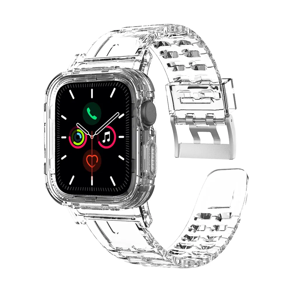 Мягкий силиконовый ремешок для Apple Watch, 38-44 мм