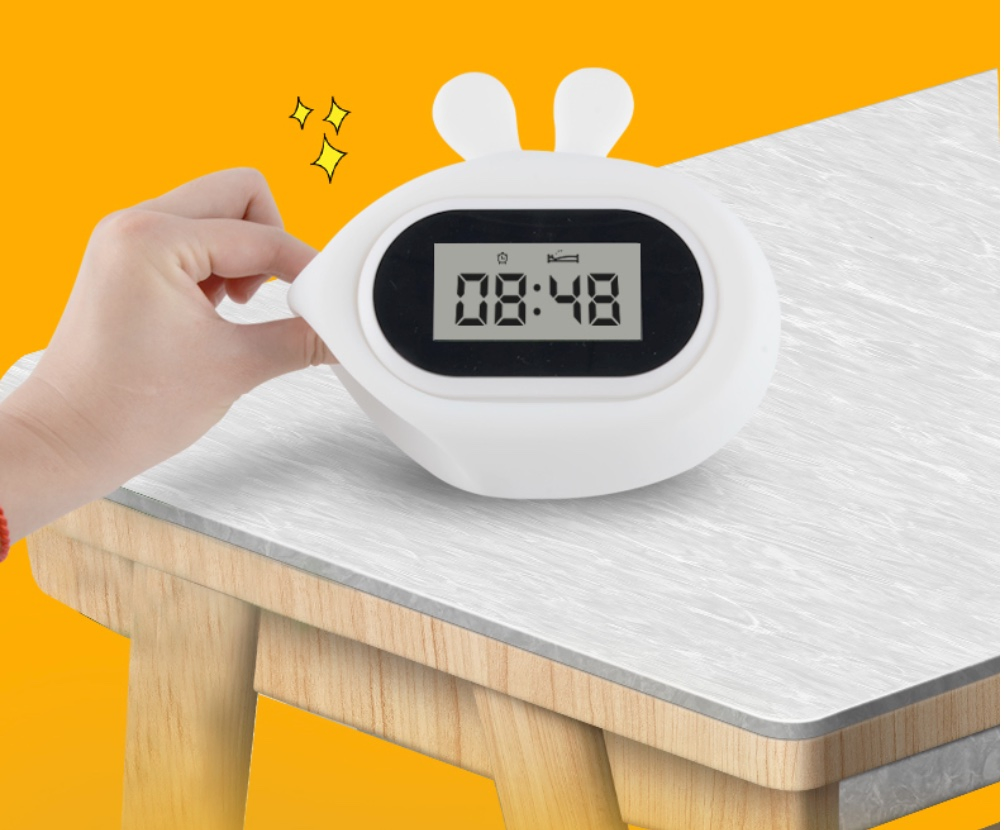 Smart Wake up Night Light Children Analog Retro LED Sunrise Table Alarm Clock