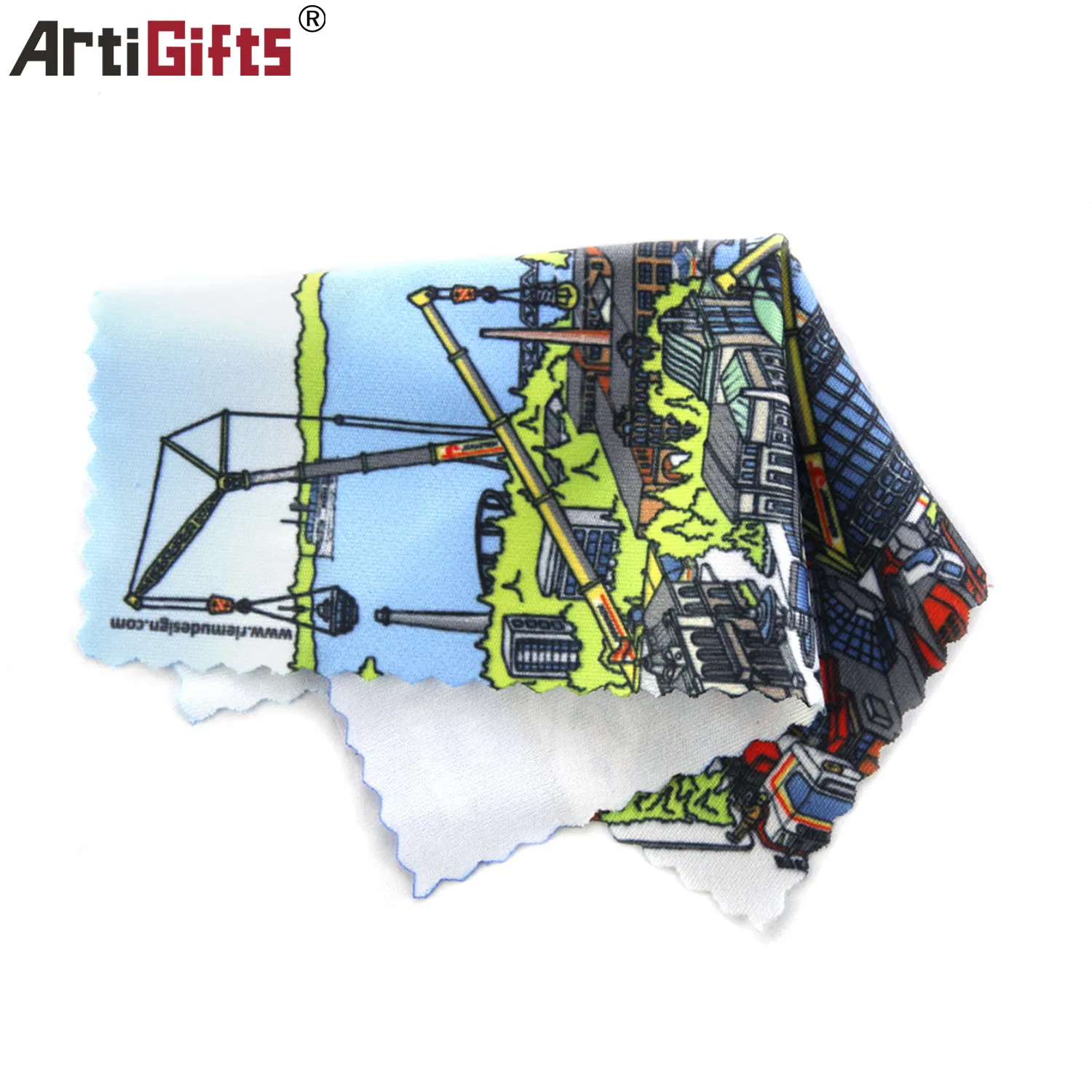 Hot Selling Landscape Microfiber Glasses Wipes Cleaning Cloth