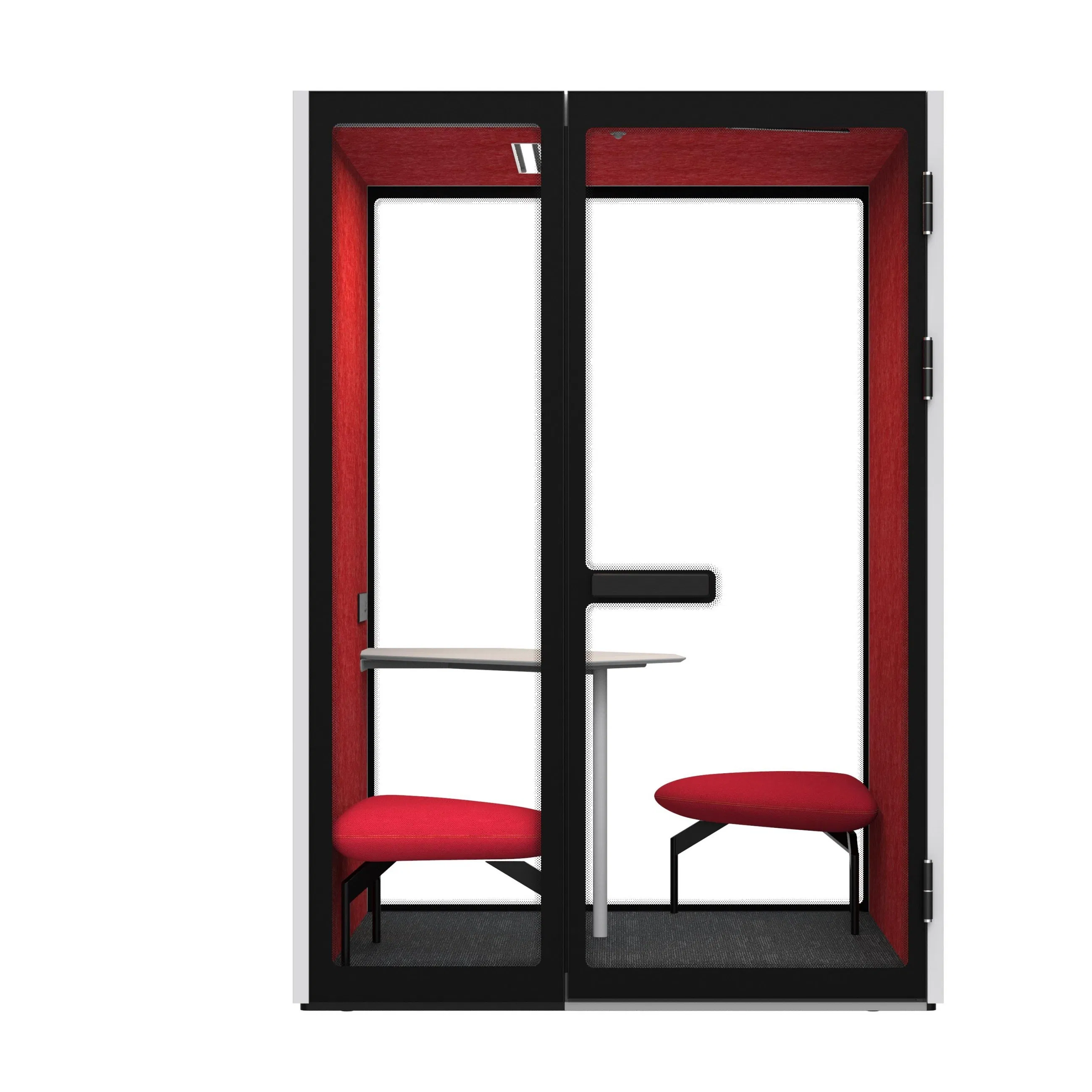 Postmodern Adjustable Mobile Meeting Booth for Office Building