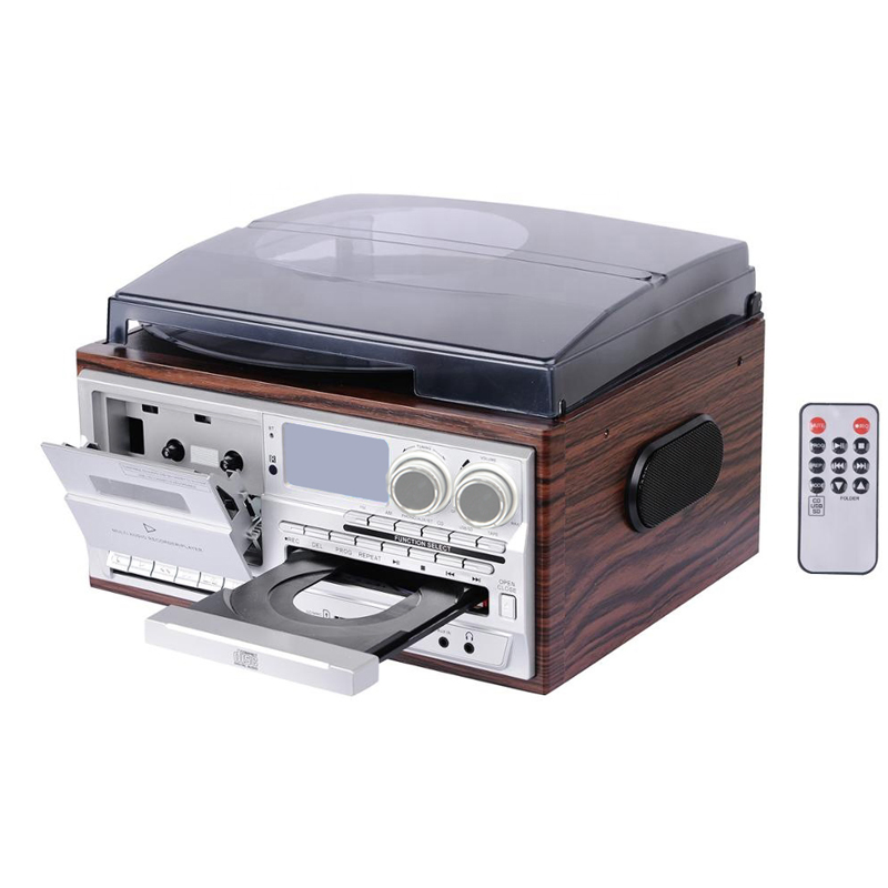 Fanvinyl Record Player Cassette Play Am FM Radio Stereo Phonograph Player Gramophone