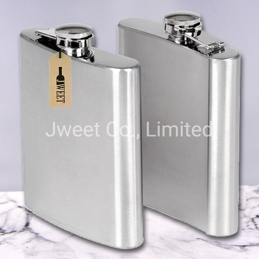 8oz Liquor Alcohol Wine Whisky Tequila Stainless Steel Hip Flask