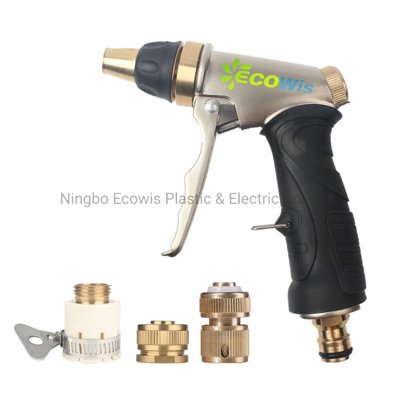 Quick Coupling Heavy Duty Metal Garden Hose Spray Nozzle
