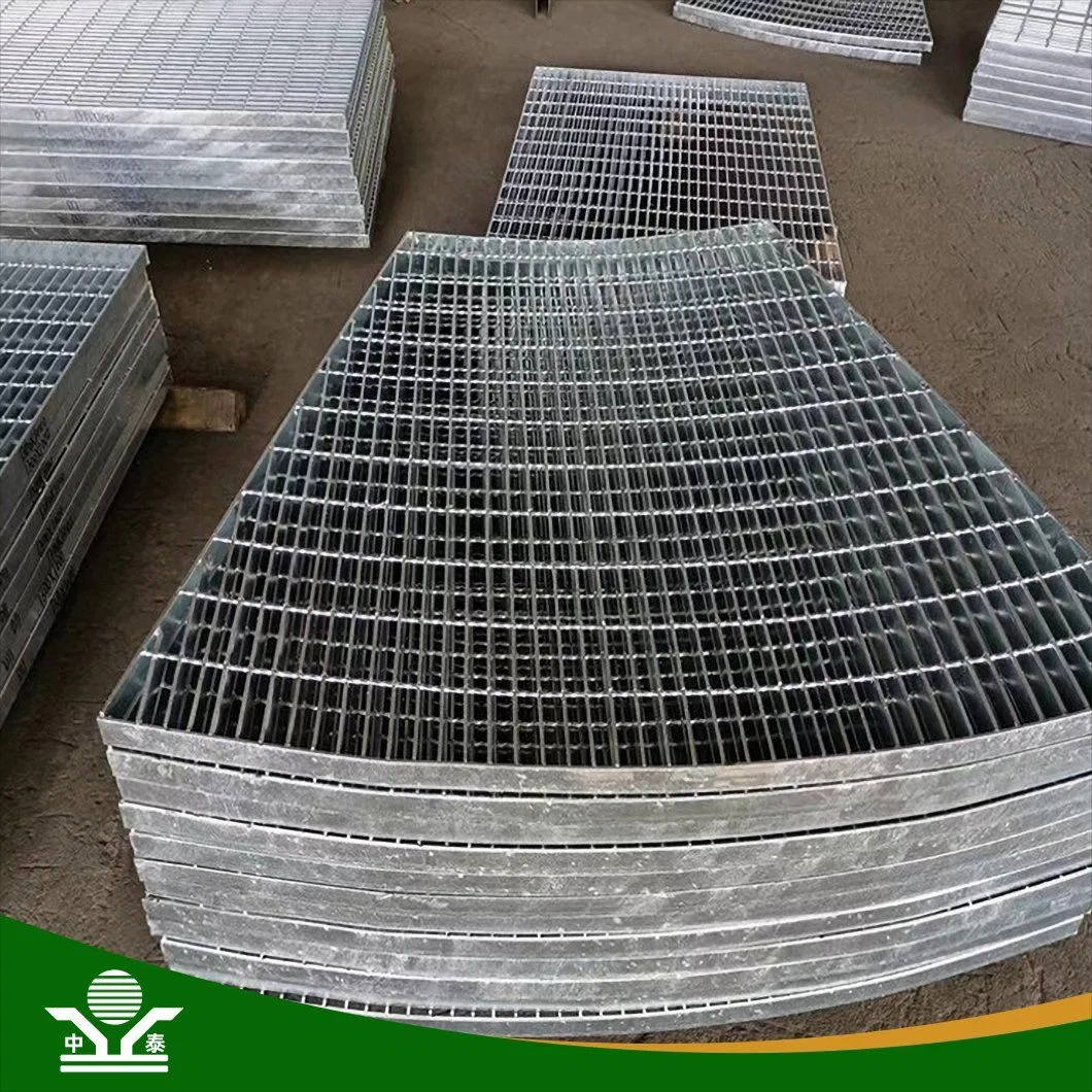 Galvanized Safe Grid Serrated Bar Steel Grating for Anti-Slip Places