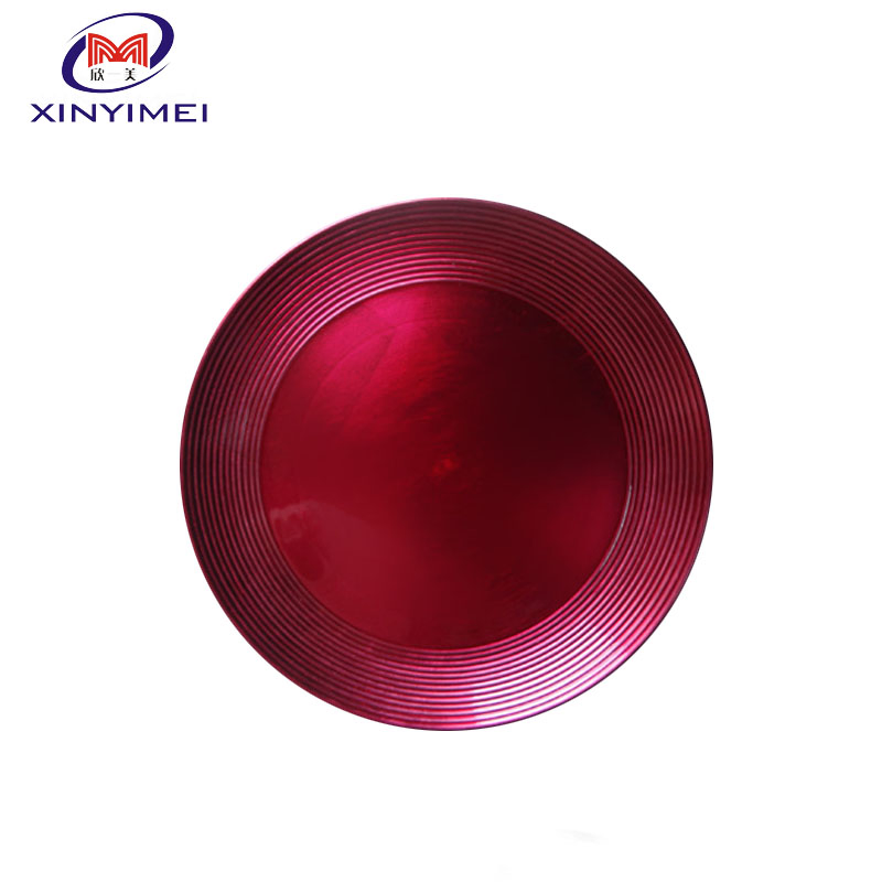 Popular Unique Design Round Heat-Resistant Plastic Dinner Plate for Sale