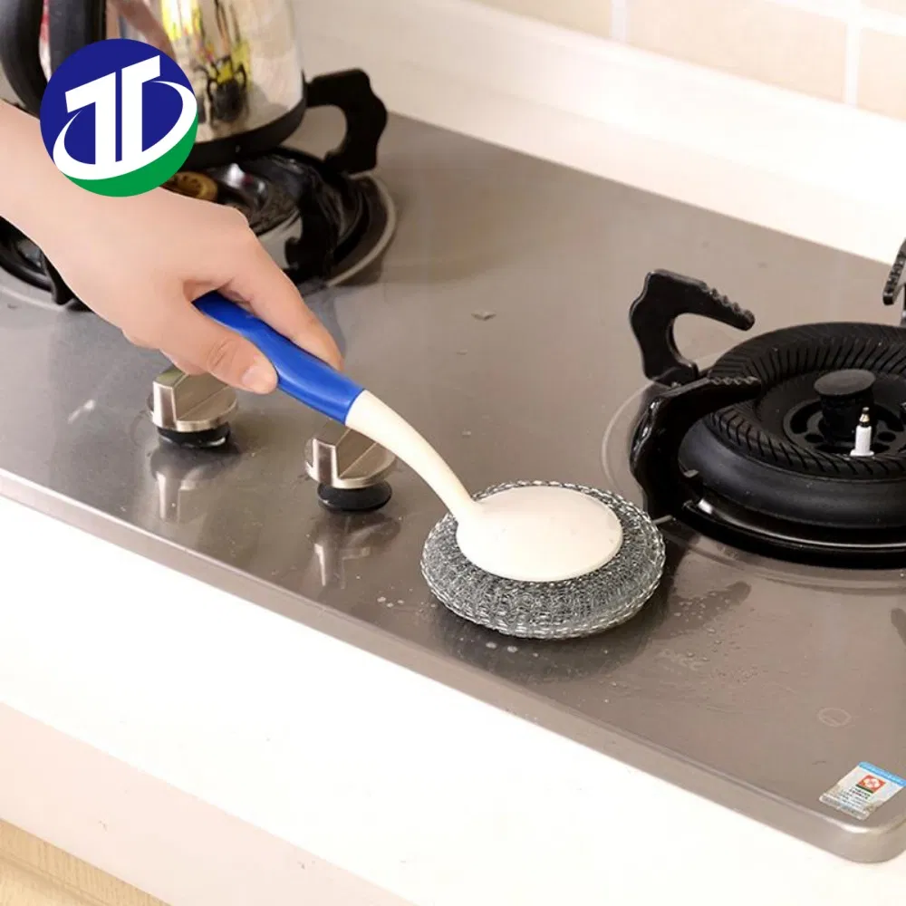 Galvanized Scourer Mesh Zinc Coated Scrubber Pot Clean Ball for Kitchen Cleaning