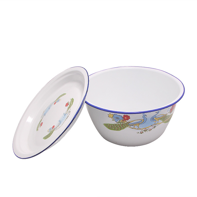 Enamel Finger Bowl Personalized Cooking Pot Chinese Porcelain Ceramic Tableware