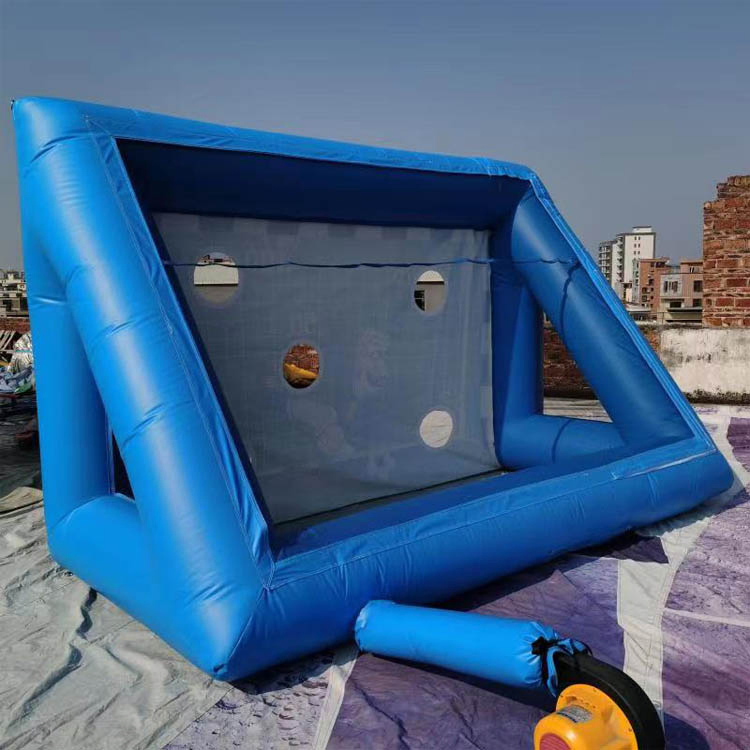 Guangzhou China Outdoor Sport Games Inflatable Soccer Football Goal Inflatable Portable Mini Soccer Goal with Net Inflatable Soccer Door