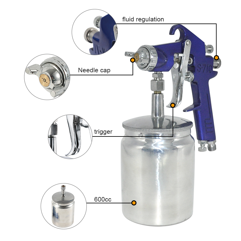 Пистолет для покраски S-710S высокого давления