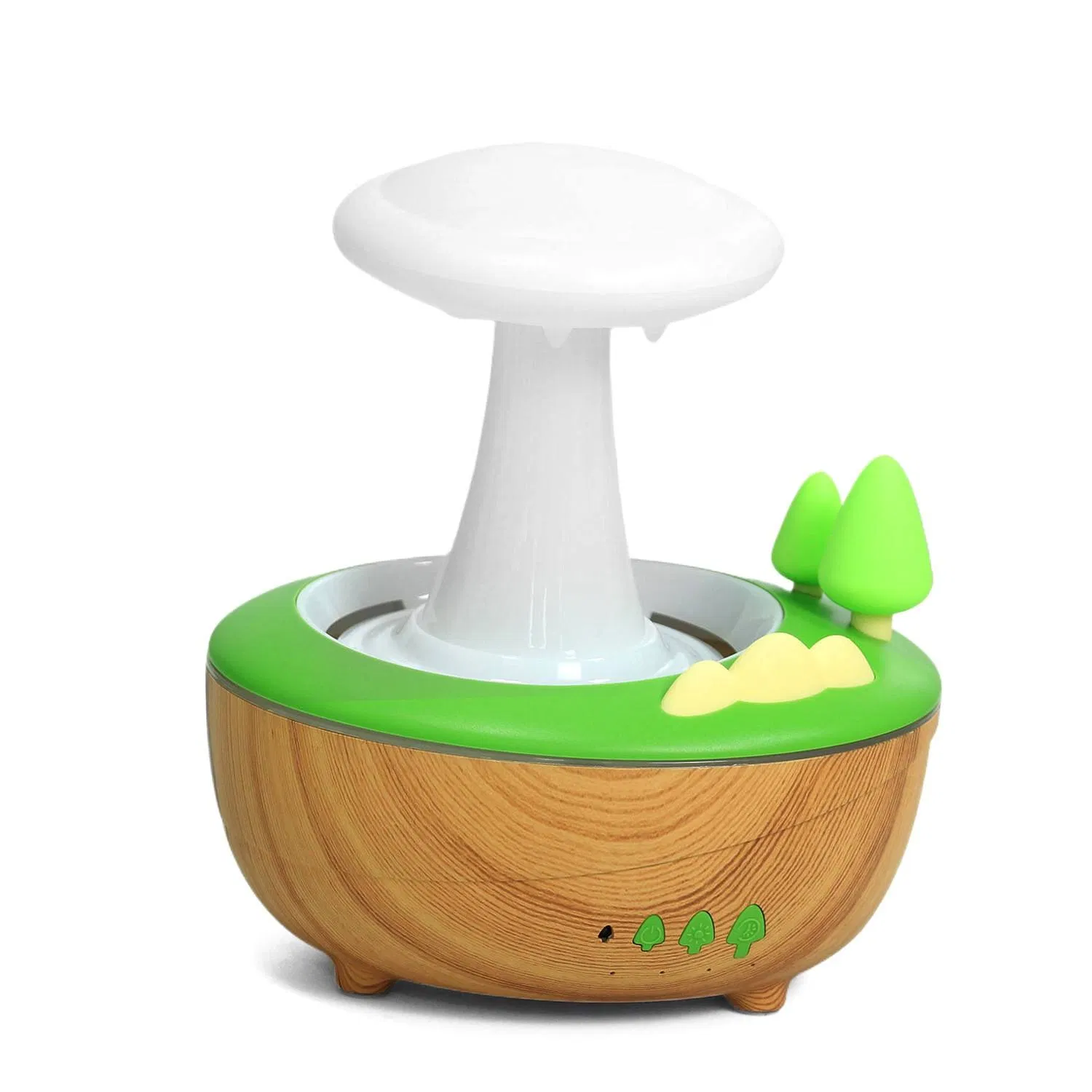 280ml Rain Cloud Rotating Mushroom Oil Diffuser