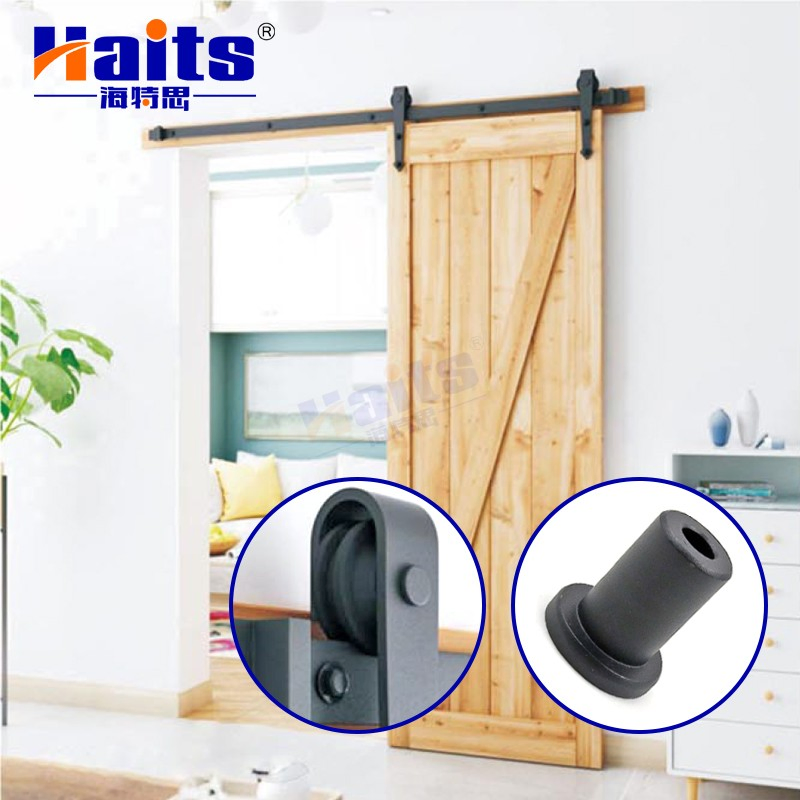 Arrow Shape Matt Black Sliding Barn Door Accessories with Soft Close
