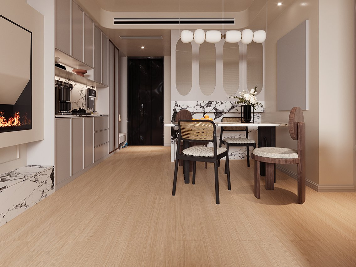 Handcrafted Natural Wooden Tiles for Elegant Home Decor