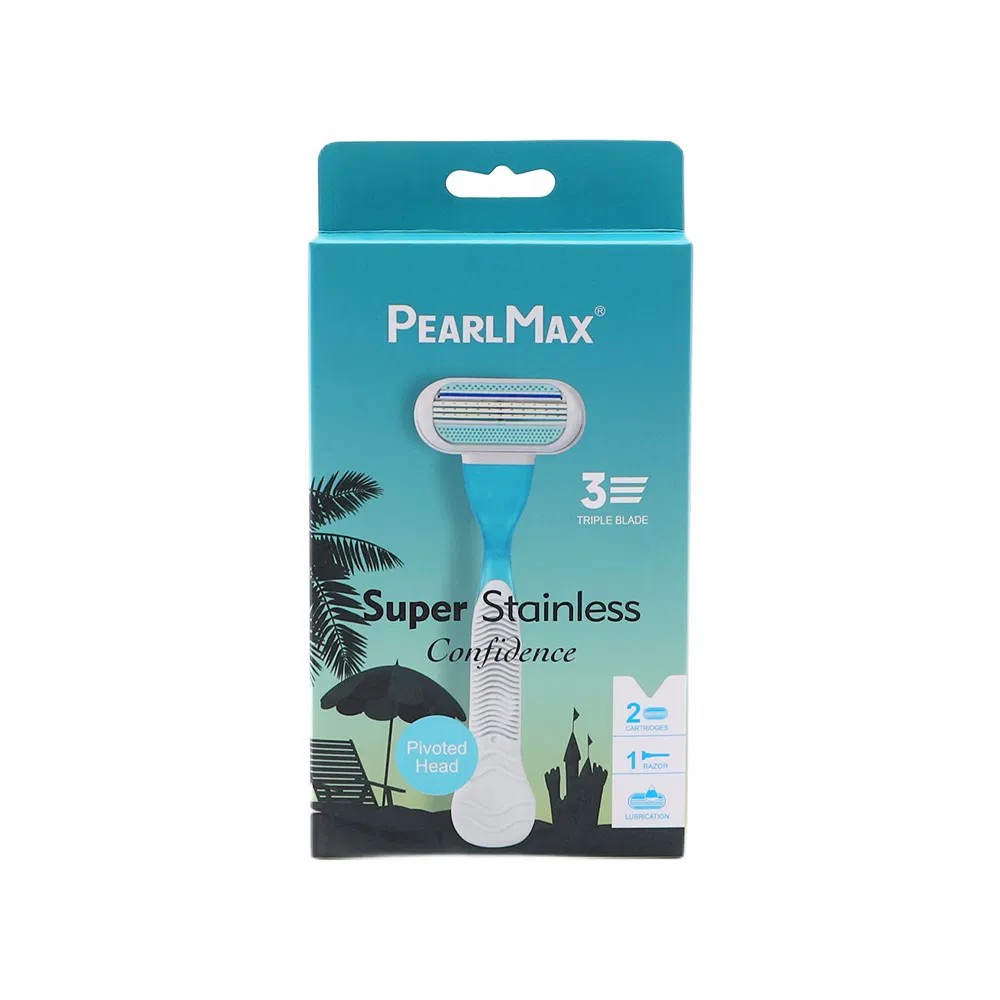 Top Selling OEM 3 Blade Stainless Steel Blade Safety Lubrication Strip for Women