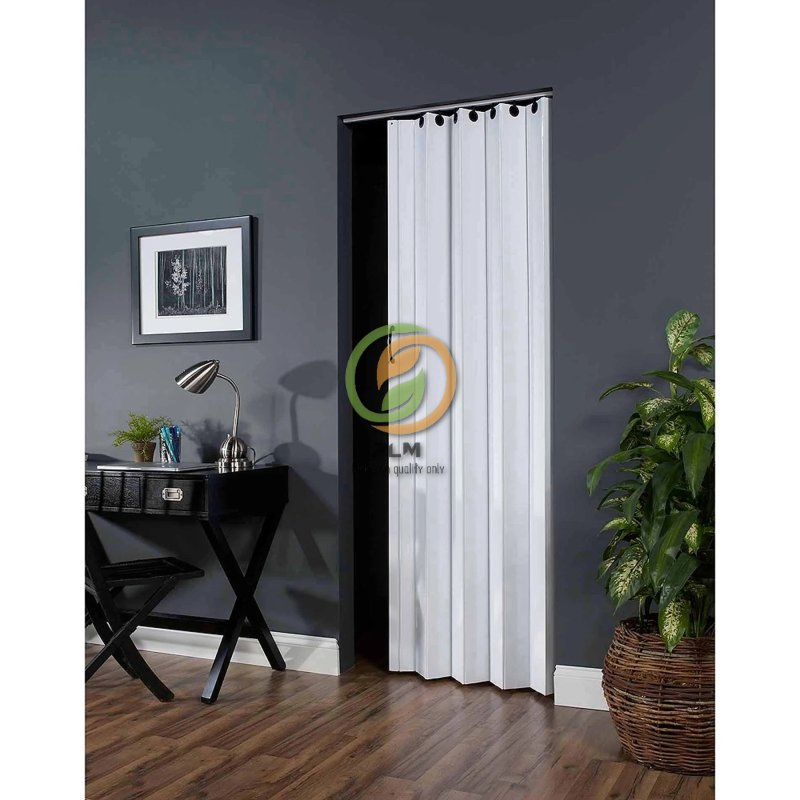 PVC Multilayer Collapsible Door PVC Folding Doors Are Very Suitable for Kitchens, Balconies, Workshops, and Office Buildings