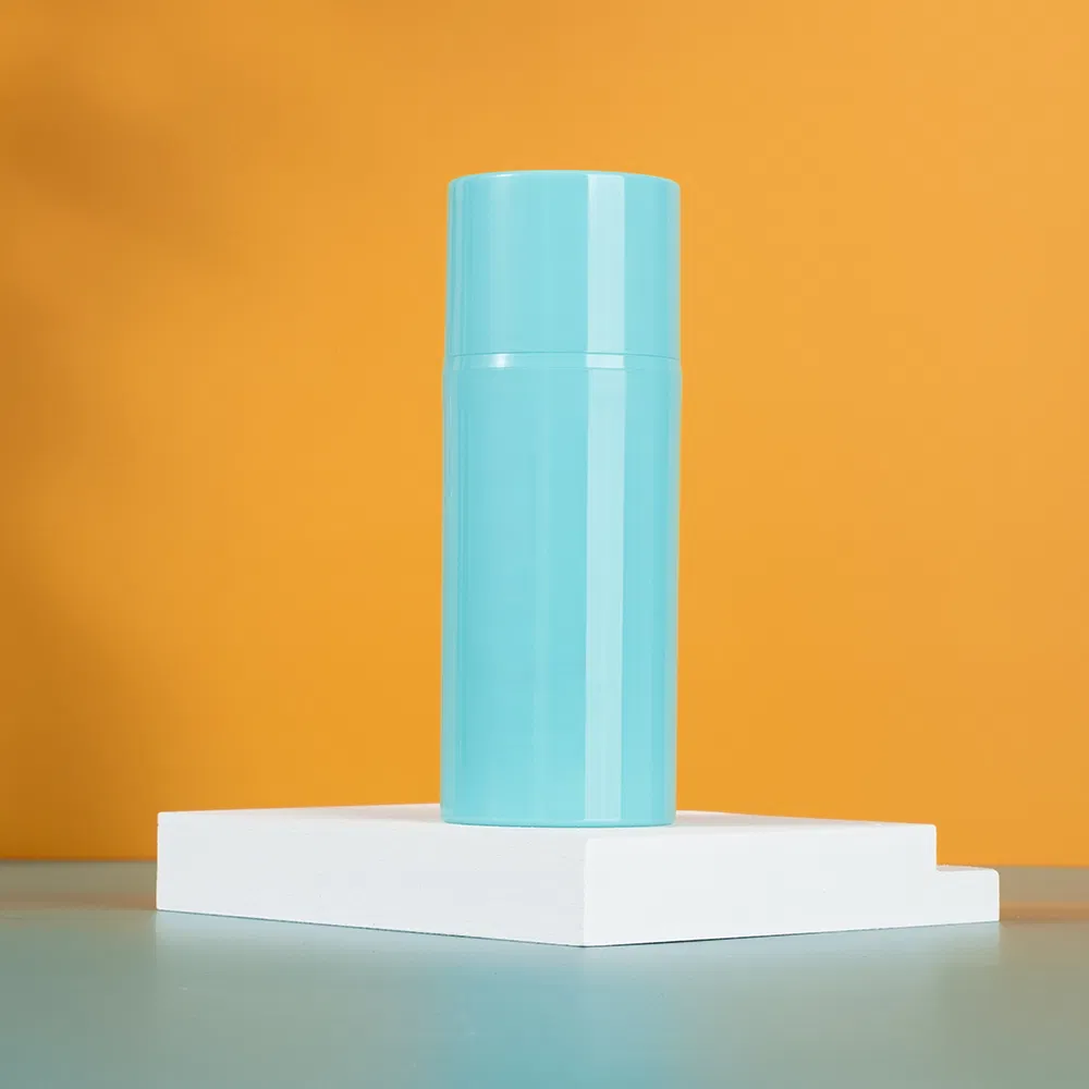 Factory 15ml 50ml 100ml ABS PP Cosmetic Vacuum Replaceable Liquid 4oz White Airless Pump Bottle Sets