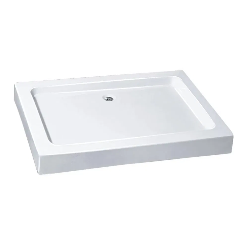 Sanitary Acrylic Resin Solid Shower Base Surface Shower Tray