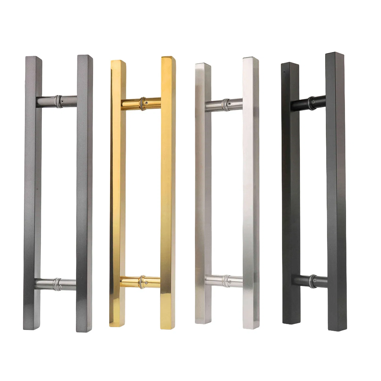 Modern Minimalist Square Pipe Stainless Steel Thickened Door Handle