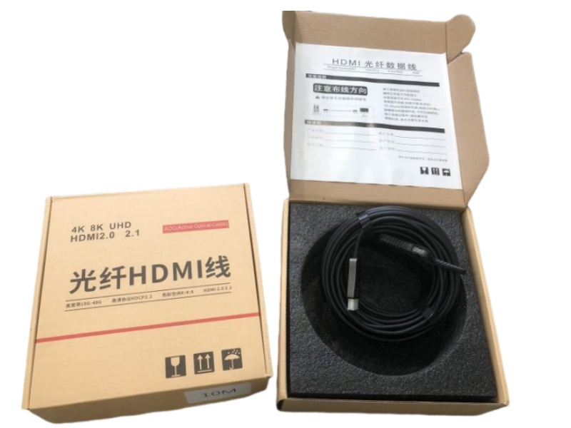 FTTX 4K Customizable Length Light Flexible Support for High-Definition Resolutions HDMI Cable